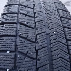 【恵庭】ブリヂストン　スタッドレスタイヤ+アルミホイール　VRX　185/60R15　20年製の画像