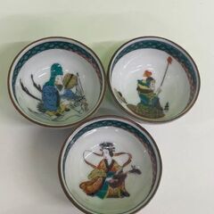 有田焼 古伊万里絵 清秀窯 カップ4個 九谷焼 七福神お猪口 7個セット 伝統工芸品の画像
