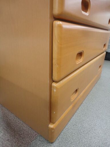 ハイチェスト 7段 高126㎝ 幅80㎝ 整理たんす 箪笥 衣類収納 収納家具 タンス 西岡店