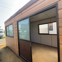 中古品 日成サンユニット　
ユニットハウス　倉庫　現場事務所の画像