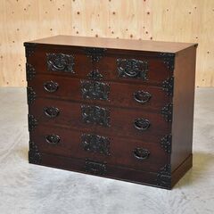 ≪yt2016ジ≫ 美品 岩谷堂箪笥 桜木作 チェスト105 4...