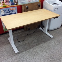 【電動で高さ調整自由に】デスク 電動昇降デスク　スタンディングデスク 机 パソコンデスク ワークデスクの画像