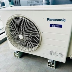 半額以下！【引き取り限定】美品Panasonic エアコン　Eolia 2台セット(室外機付) の画像