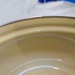 ✨️ジモティー割引✨️【ジャングルジャングル堺初芝店】 ル・クルーゼ　キャセロール　ホワイト　20cm 　堺市（東区　西区　北区　南区　堺区　美原区）高石市　泉大津市　忠岡町　和泉市　松原市　大阪狭山市の画像