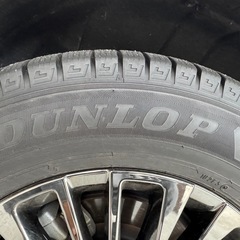 バリ溝スタッドレス　トヨタ 40系 アルファード エグゼクティブラウンジ 純正 17in PCD120 6.5J+40 ダンロップ225/65R17 の画像