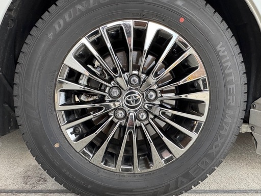 バリ溝スタッドレス　トヨタ 40系 アルファード エグゼクティブラウンジ 純正 17in PCD120 6.5J+40 ダンロップ225/65R17