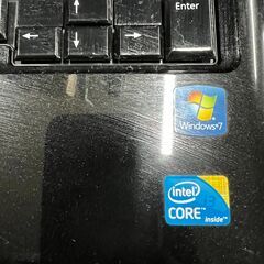 富士通 FMV-BIBLO NF/G50 FMVNFG50BG ノートパソコン Windows7 インテル Core i3の画像