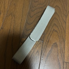 ビニール素材の紐、幅2.8㎝程度、手芸やハンドメイドに！グレーの画像