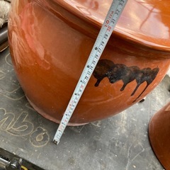 カメ　漬物等　漬物かめ　傷ありの画像