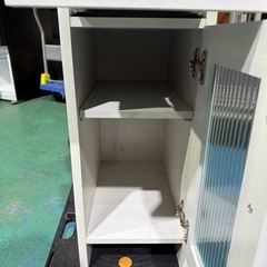 隙間収納 幅30cm ランドリーチェスト ランドリー収納 収納棚 キャビネット スリムラック 【美品】の画像