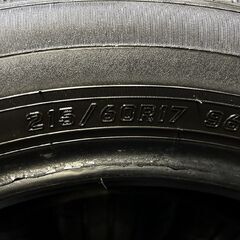 DUNLOP ENASAVE RV505 215/60R17 17インチ 夏タイヤ 4本 23年製 バリ溝 アルファード ヴェルファイア C-HR レクサスUX オデッセイ (VTI254)の画像