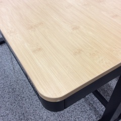 ＊＊＊商談中＊＊＊【高さ調整自由で使いやすい】デスク 電動デスク　昇降デスク　スタンディングデスク 机 パソコンデスク ワークデスク　引き出し付き　竹柄の画像