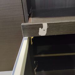 ジャングル×2和泉大型良品館 　レンジ台　キッチン　収納　※剥がれあり【R-297】の画像