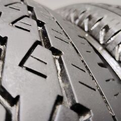 BS BRIDGESTONE V600 165R14LT 6PR 14インチ 夏タイヤ 4本 21年製 バリ溝 ADバン等　(KTE386)の画像