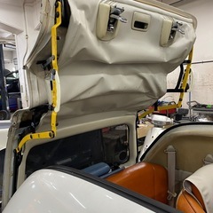 ニッサン フィガロ(1991年式)、要修理になります。の画像