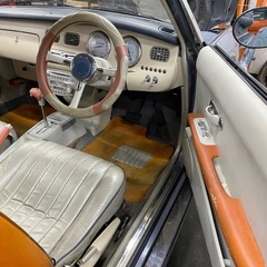 ニッサン フィガロ(1991年式)、要修理になります。の画像