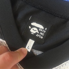 「新品」A Bathing Ape エイプ　メッシュ　Tシャツ　L 定価5万の画像