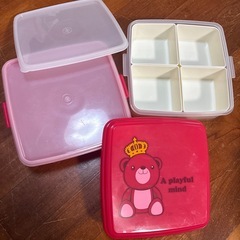 お弁当箱✴︎くま柄の画像