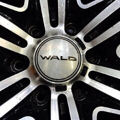 WALD ヴァルド マホラ CASTED 社外ホイール 20インチ 4本 8J6HPCD139.7+32 200系ハイエース等　(VHH526MY)の画像