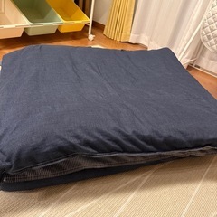 掛け布団 ダブルサイズ ネイビーの画像