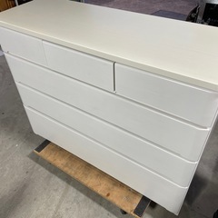 チェスト　整理タンス　引き出し　ホワイトの画像