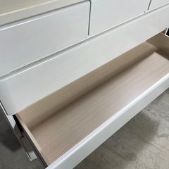 チェスト　整理タンス　引き出し　ホワイトの画像