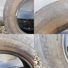 廃タイヤ145R12 LT 4本 2014年製の画像