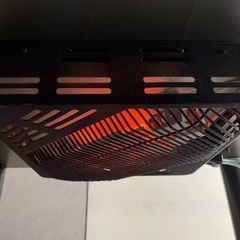 山善 正方形の黒のこたつの画像