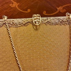 【未使用】綴れ織ハンドバッグの画像