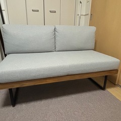 【美品・金額相談OK】ノーウェアライクホーム ソファ 2〜3人掛け／半年使用／北欧・シンプルの画像