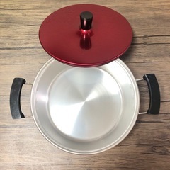 HOKUSEI 昭和レトロ　アルミ両手鍋の画像