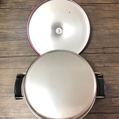 HOKUSEI 昭和レトロ　アルミ両手鍋の画像