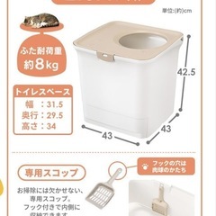 猫トイレの画像