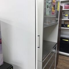 【ジャングルジャングル広陵店】ニトリ　スリム食器棚　ホワイトの画像