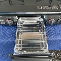 「リンナイ ガスコンロ KG35N8KL｜LPガス用｜2口・グリル付き」の画像