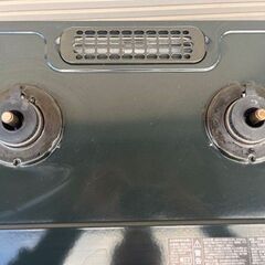 「リンナイ ガスコンロ KG35N8KL｜LPガス用｜2口・グリル付き」の画像