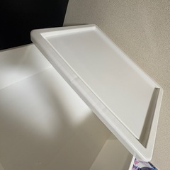 【もらってください！】ニトリ　衣装ケース　収納ケース　　ホワイトの画像