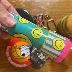 ハンバーガー　ビンテージ　缶バッチの画像