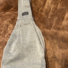 グレー　ペットスリング 小型犬 犬 猫 抱っこ紐 ショルダーの画像