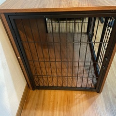 天板付き 犬用ゲージ の画像