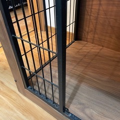 天板付き 犬用ゲージ の画像