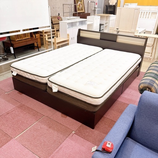 ニトリ クイーンベッド Nスリープマットレス付き