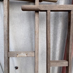 古民具　古農機具　除草機　水田除草機手押しの画像