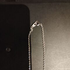 シルバー　キュービックジルコニア　ネックレス　一粒ダイヤ風の画像