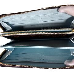 【美品‼】 ルイヴィトン 長財布 モノグラム ヴィヴィエンヌ ジッピー・ウォレット M12223 ラウンドファスナー ブルーの画像