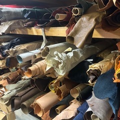 本革材料セールの画像