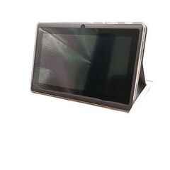 【2025年製/7インチ】新品同様Androidタブレット★グレー/4GB/32GB/ナビ・動画・仕事に！ケース付の画像