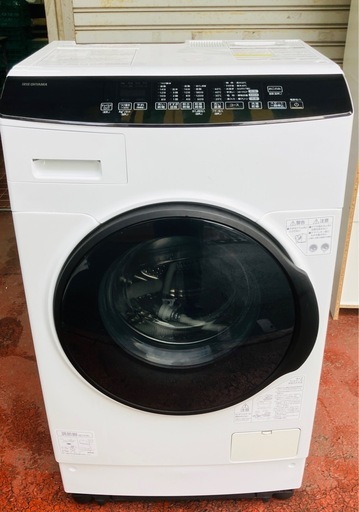 アイリスオーヤマ 乾燥機能付きドラム式洗濯機 HDK832A 2021年製  [洗濯8.0kg /乾燥3.0kg /ヒーター乾燥 /左開き]