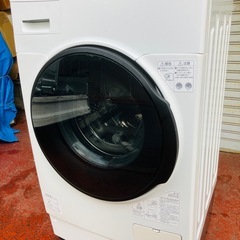 アイリスオーヤマ 乾燥機能付きドラム式洗濯機 HDK832A 2021年製  [洗濯8.0kg /乾燥3.0kg /ヒーター乾燥 /左開き]の画像