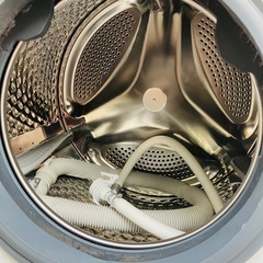 アイリスオーヤマ 乾燥機能付きドラム式洗濯機 HDK832A 2021年製  [洗濯8.0kg /乾燥3.0kg /ヒーター乾燥 /左開き]の画像